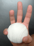 草野球で勝つ！,パームボールの握りと投げ方